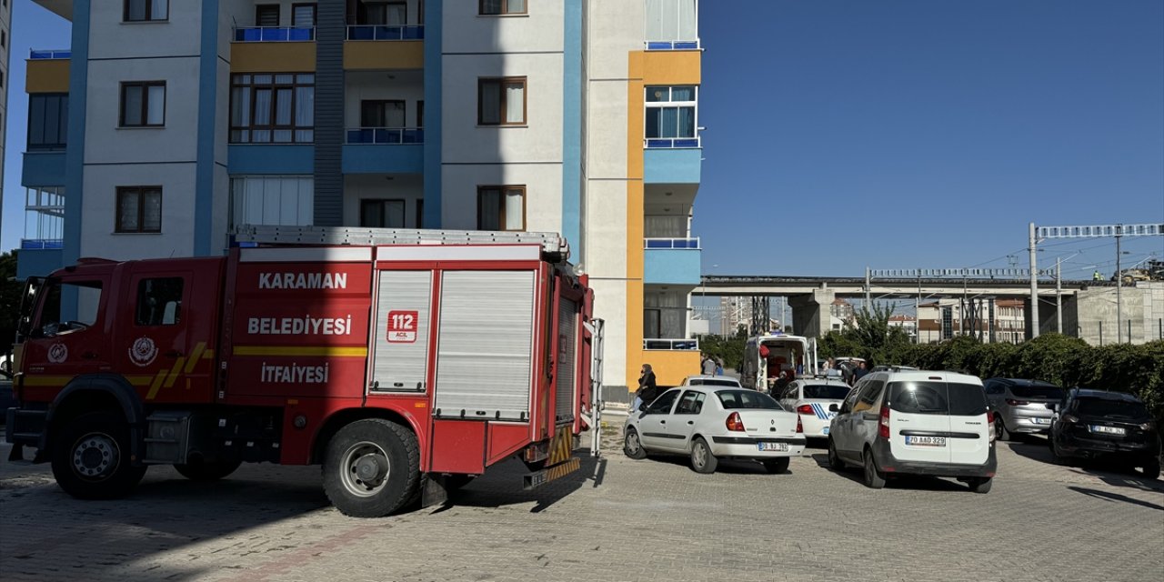 Karaman'da asansör boşluğuna düşen çocuk yaralandı