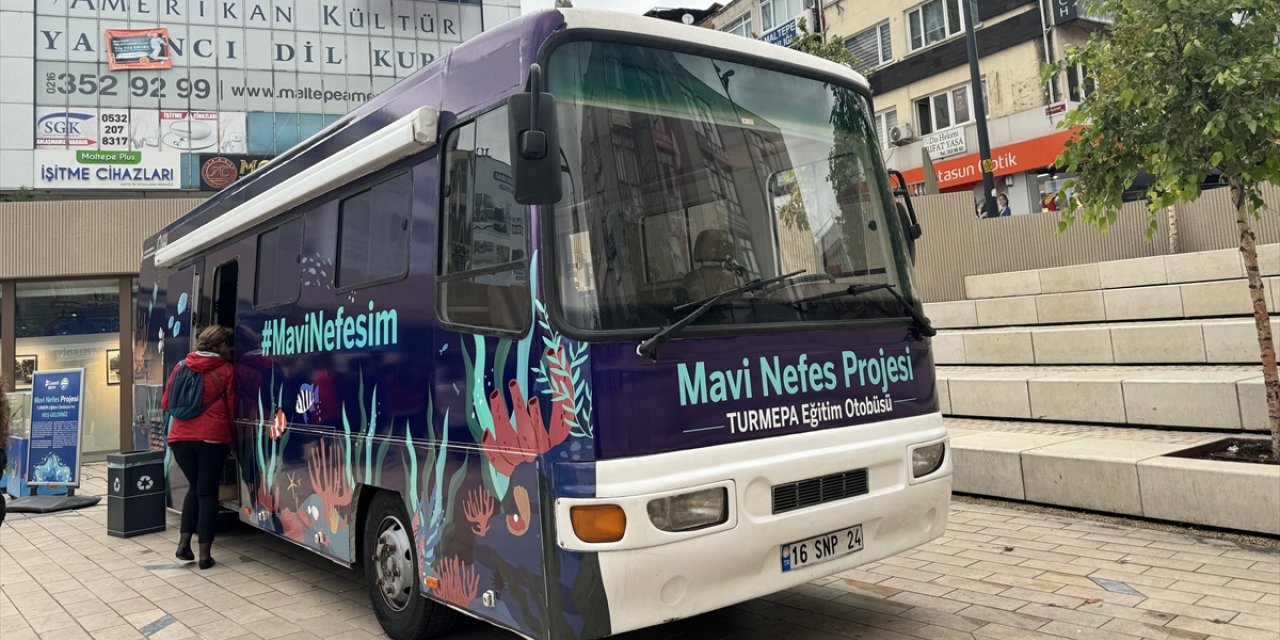 Mavi Nefes Projesi Eğitim Otobüsü 4. yılında Maltepe'den yola çıktı