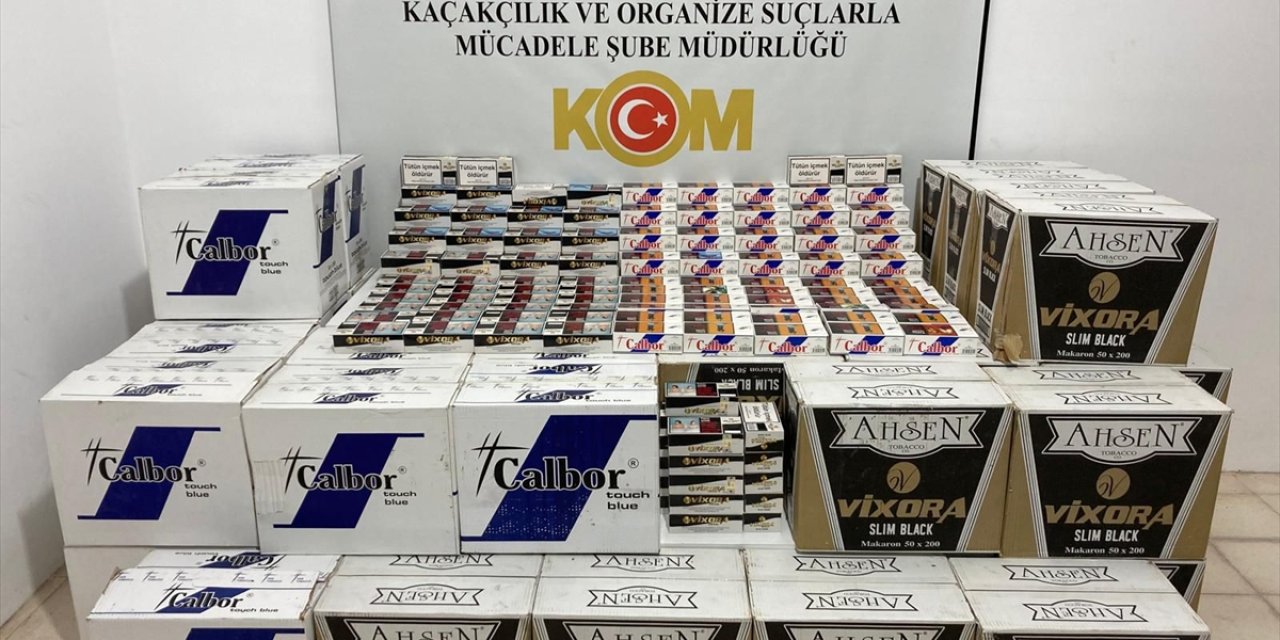 Samsun'da 350 bin makaron ele geçirildi