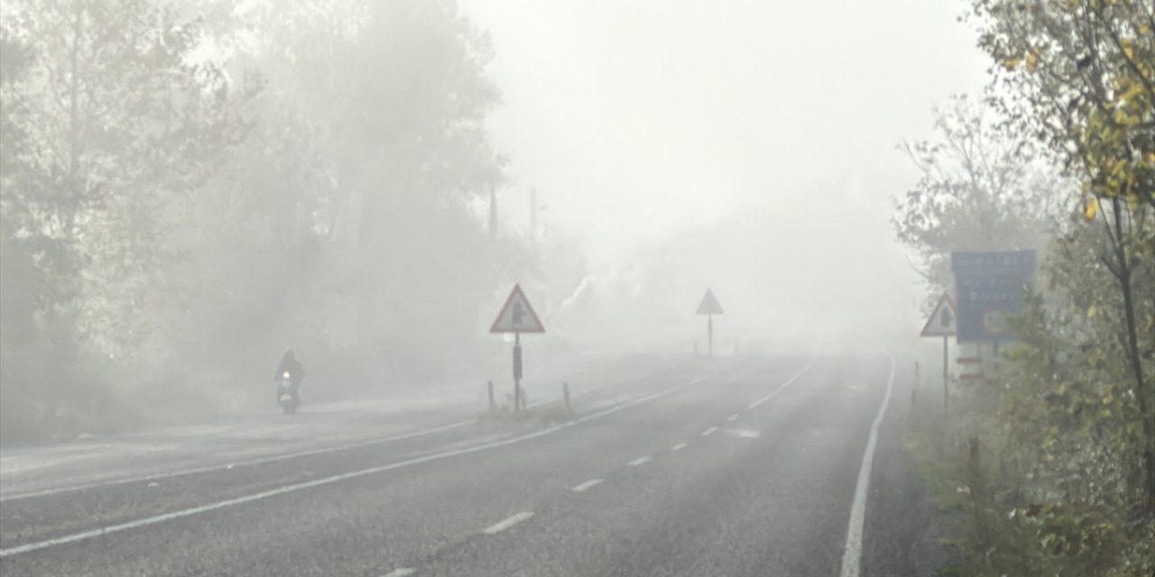 Bolu, Düzce ve Bartın'da sis görüş mesafesini düşürdü