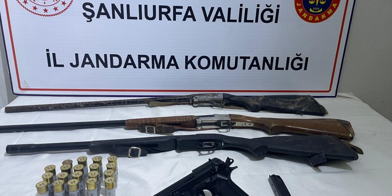 Şanlıurfa'da silah kaçakçılığı operasyonunda 5 şüpheli yakalandı