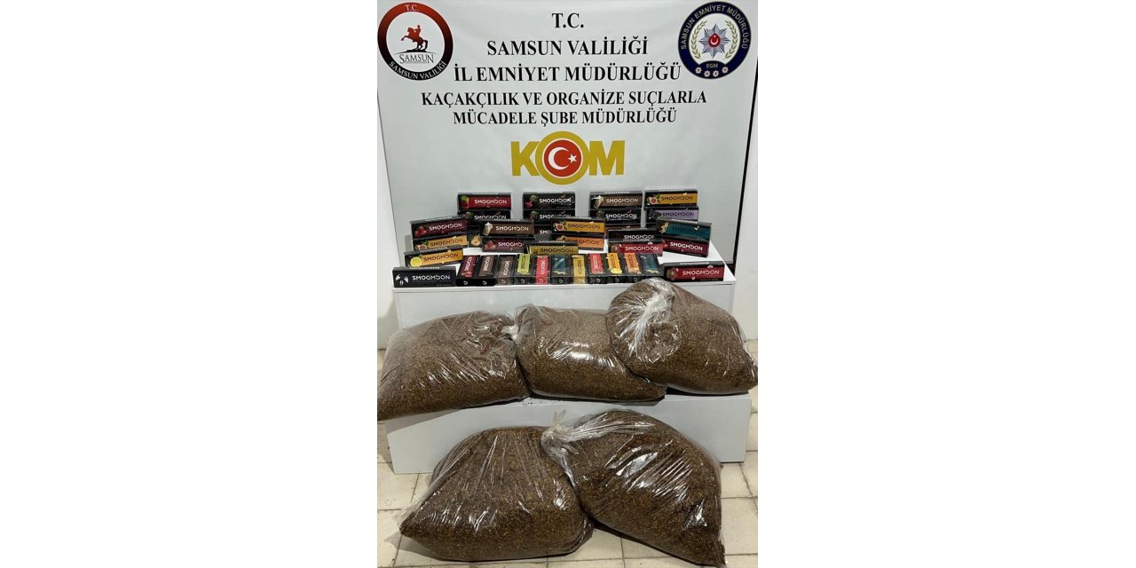 Samsun'da kaçakçılık operasyonunda 2 zanlı yakalandı