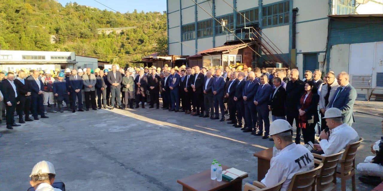 TTK Amasra Müessese Müdürlüğünde yeni üretim panosu üretime açıldı