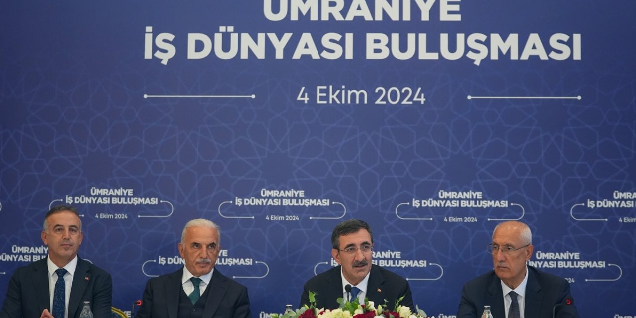 Cumhurbaşkanı Yardımcısı Yılmaz, Ümraniye İş Dünyası Buluşması'nda konuştu: