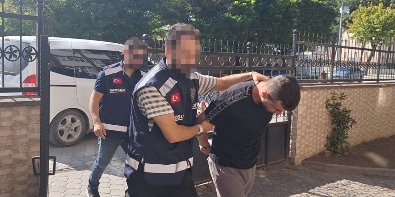 Samsun'da uyuşturucu operasyonunda yakalanan zanlı tutuklandı