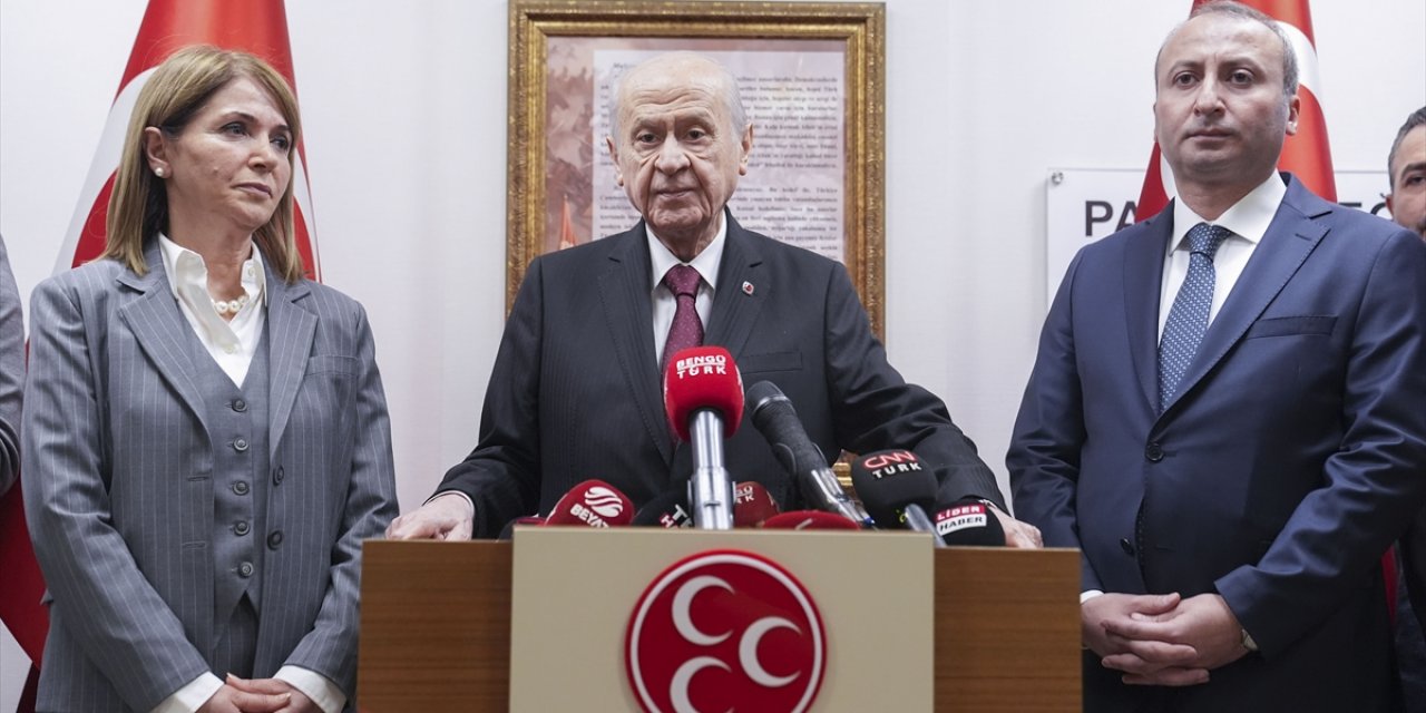 MHP Genel Başkanı Bahçeli, partisinin Siyaset ve Liderlik Okulu'nun açılışında konuştu: