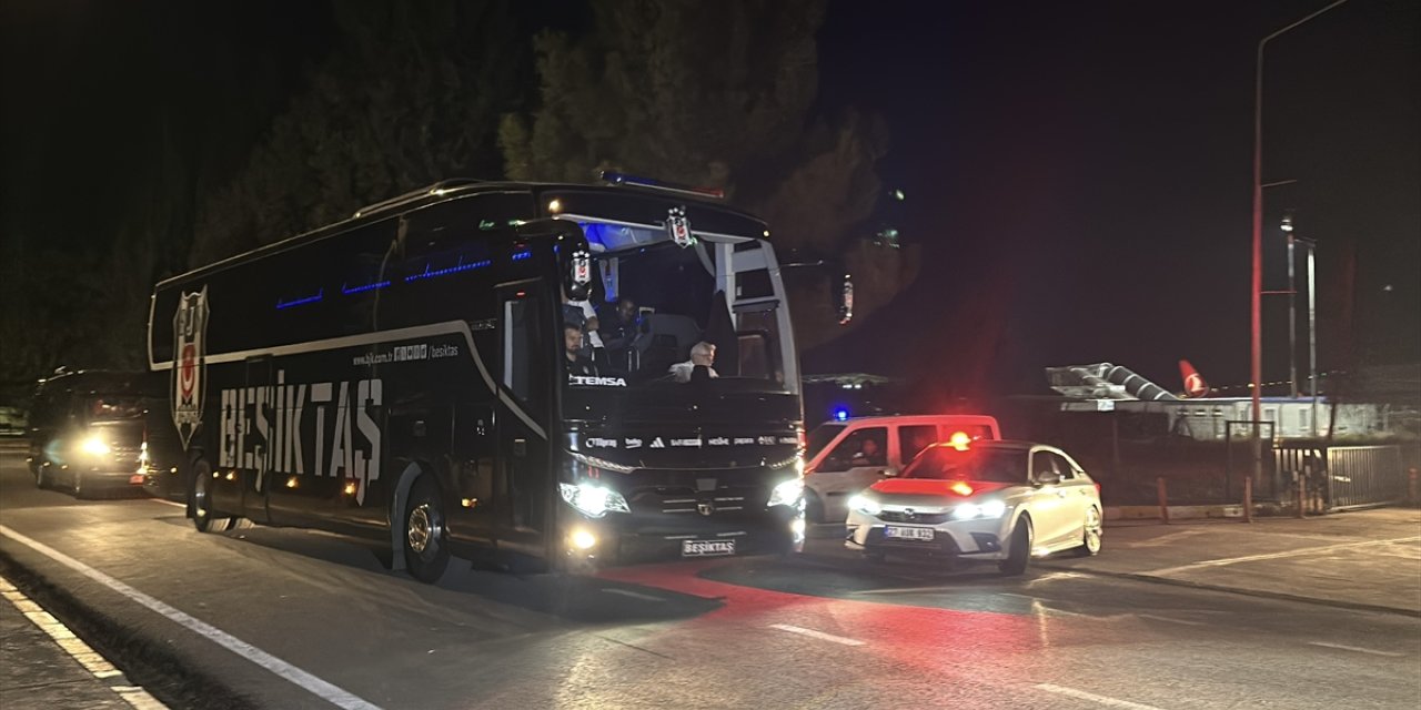 Beşiktaş kafilesi, Gaziantep'e geldi