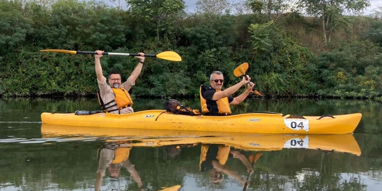 Edirne Valisi Yunus Sezer, Arda ve Meriç nehirlerinde kürek çekti