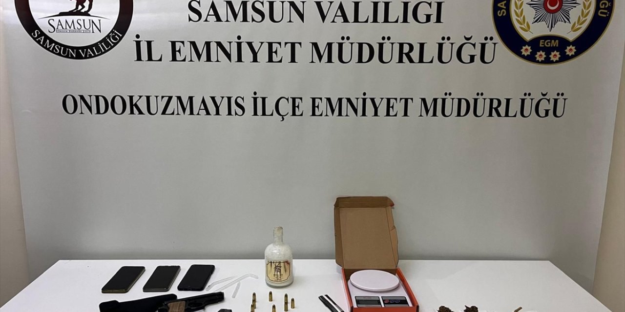 Samsun'da uyuşturucu operasyonunda 2 kişi yakalandı