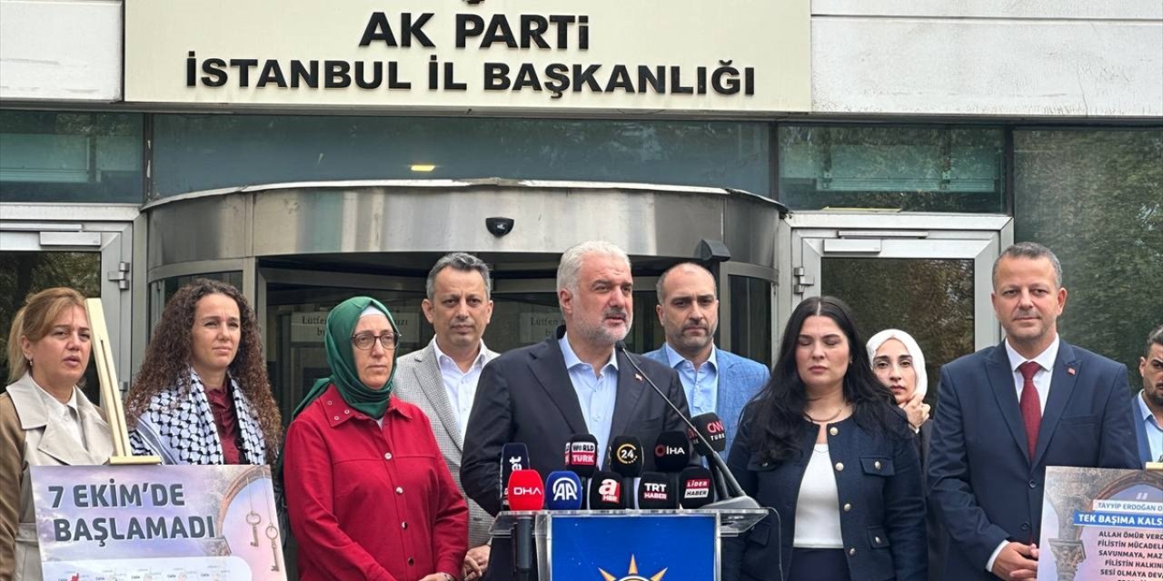 AK Parti İstanbul İl Başkanlığından İsrail'e tepki