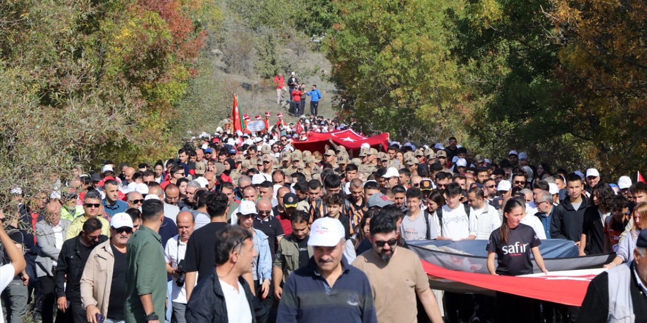 Çankırı'da "15. İstiklal Yolu Yürüyüşü" yapıldı