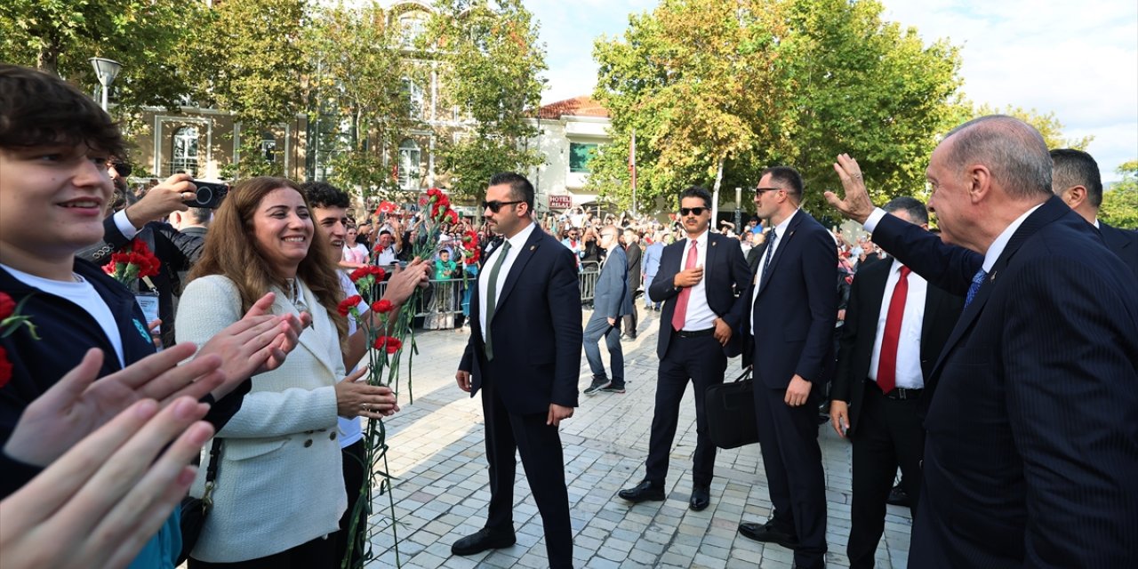 Cumhurbaşkanı Erdoğan, Arnavutluk'ta Namazgah Camisi'nin açılışında konuştu: