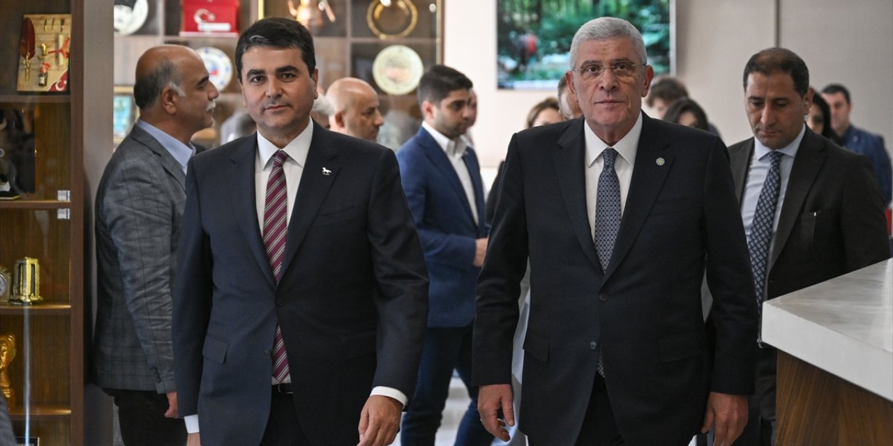 İYİ Parti Genel Başkanı Dervişoğlu, DP Genel Başkanı Uysal ile görüştü