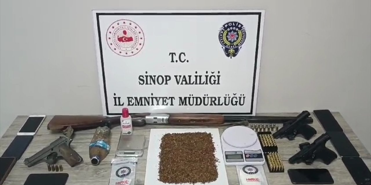 Sinop'ta uyuşturucu operasyonunda 6 zanlı tutuklandı