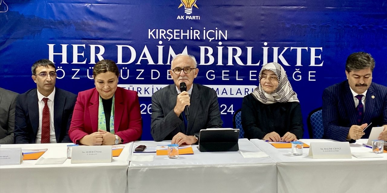 AK Parti Genel Başkan Yardımcısı Yılmaz, Kırşehir'de konuştu: