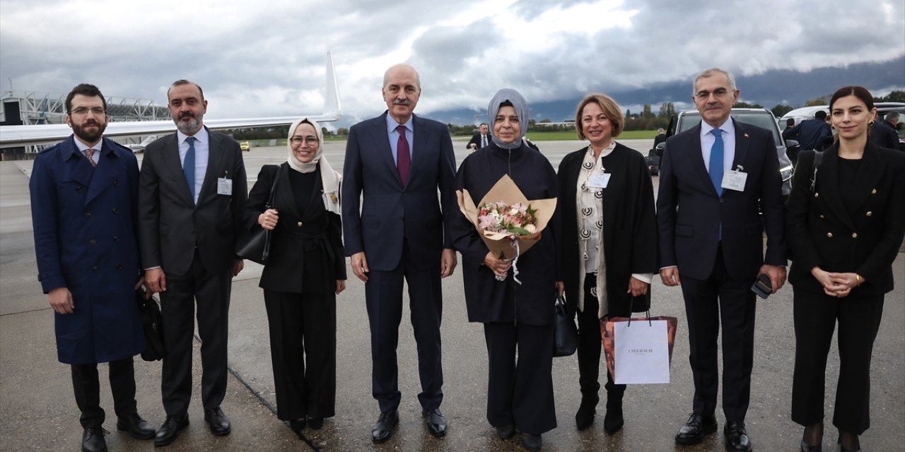 TBMM Başkanı Kurtulmuş, İsviçre'de