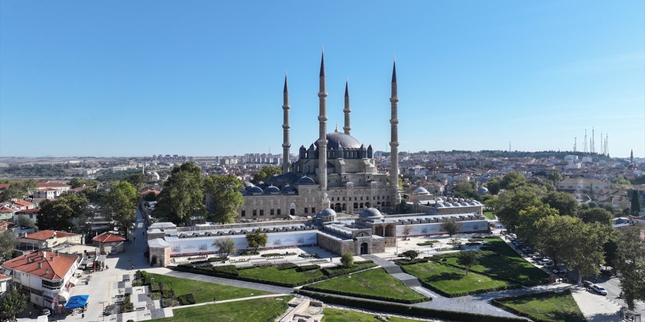 Selimiye Camisi'nin dış cephe restorasyonu, minare ve kurşun işleri tamamlandı