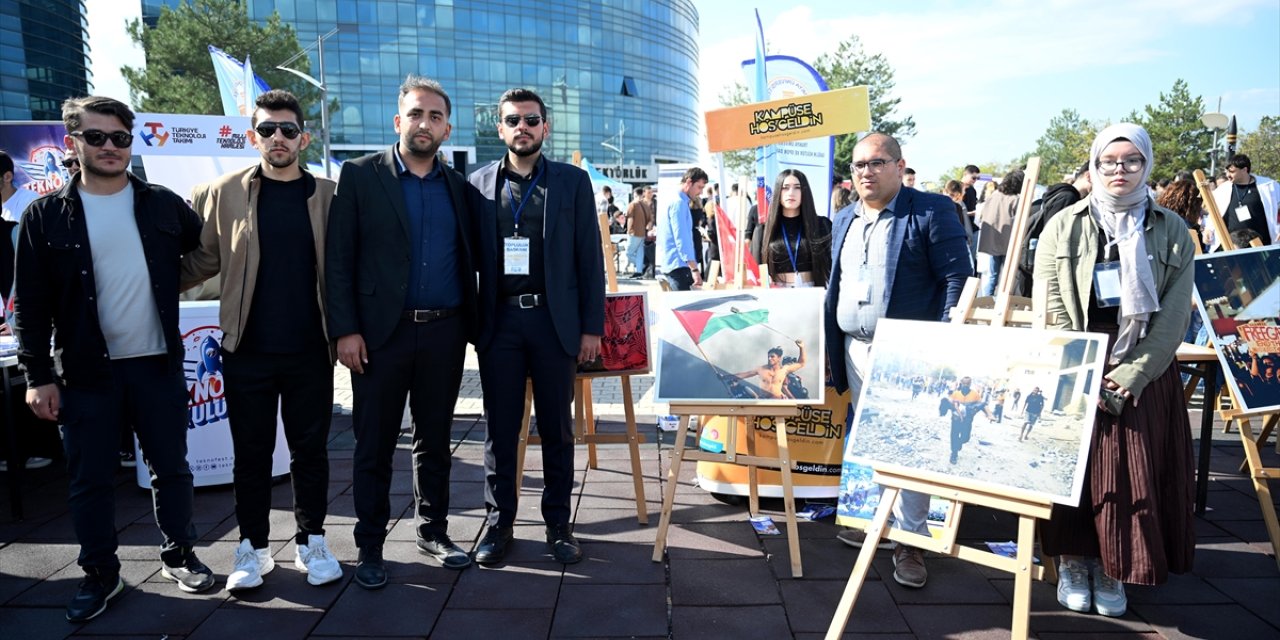 Trakya Üniversitesinde, İsrail'in Gazze'ye saldırılarını anlatan fotoğraf sergisi açıldı