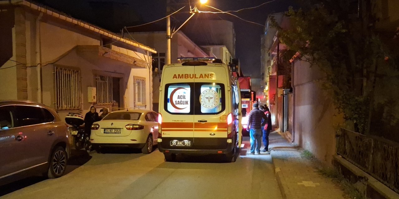 Samsun'da bir evde gaz sıkışması nedeniyle patlama oldu, 1 kişi yaralandı