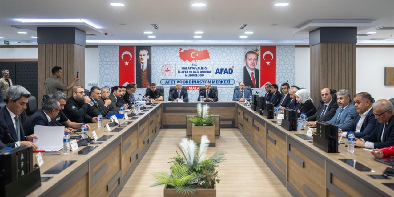 Malatya'da Afet İstişare ve Koordinasyon Toplantısı gerçekleştirildi