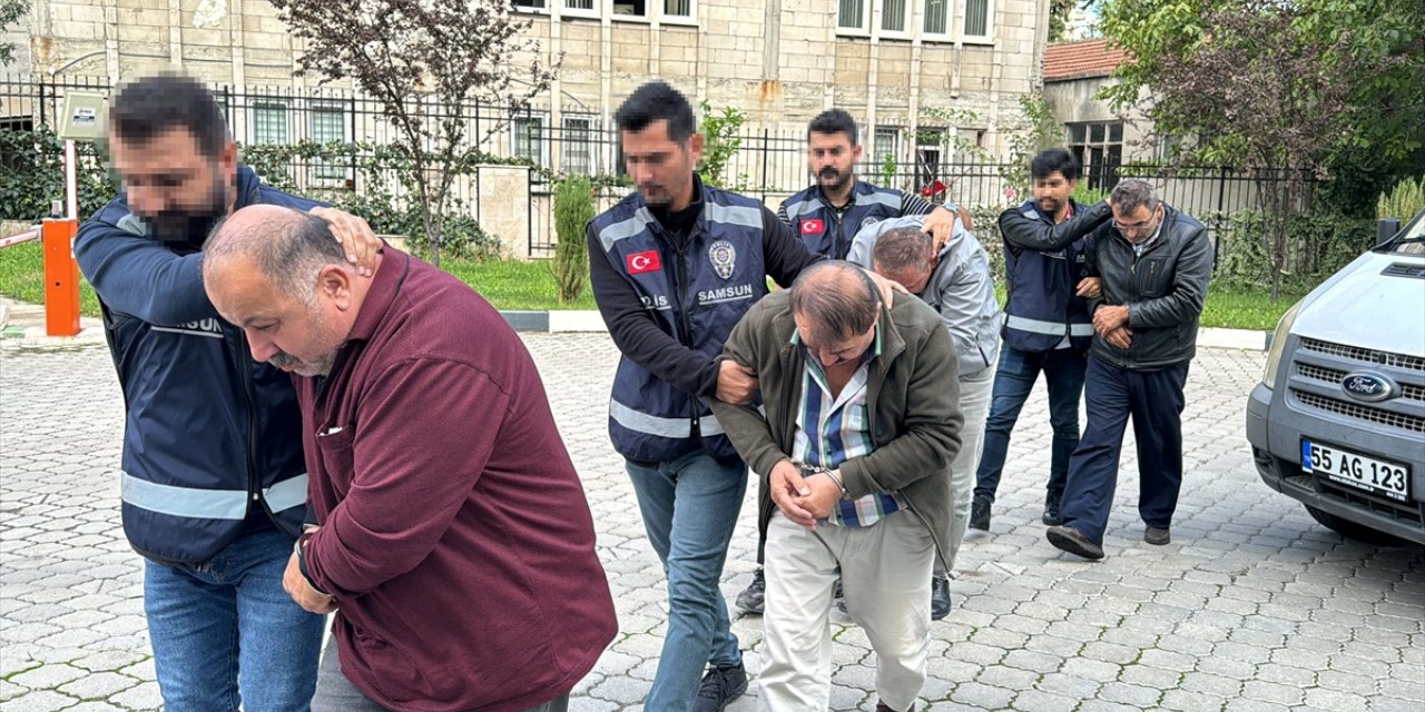 Samsun'da silah kaçakçılığı operasyonu kapsamında yakalanan 2 zanlı tutuklandı