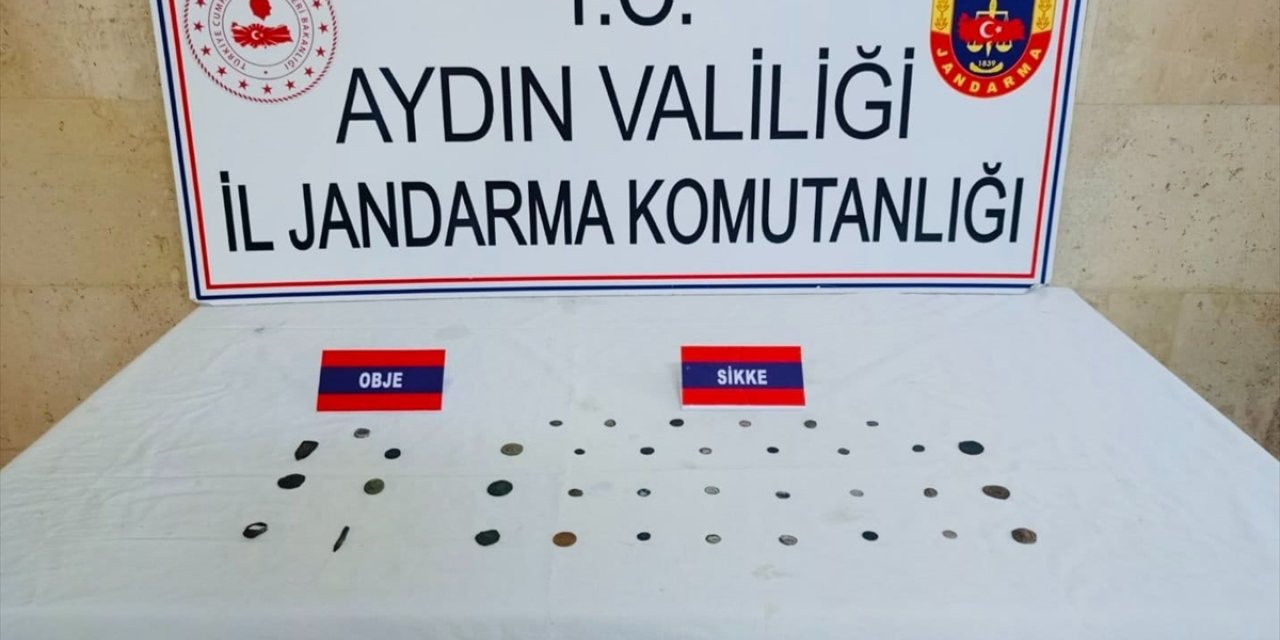 Aydın'da tarihi eser kaçakçılığı operasyonunda 2 şüpheli yakalandı