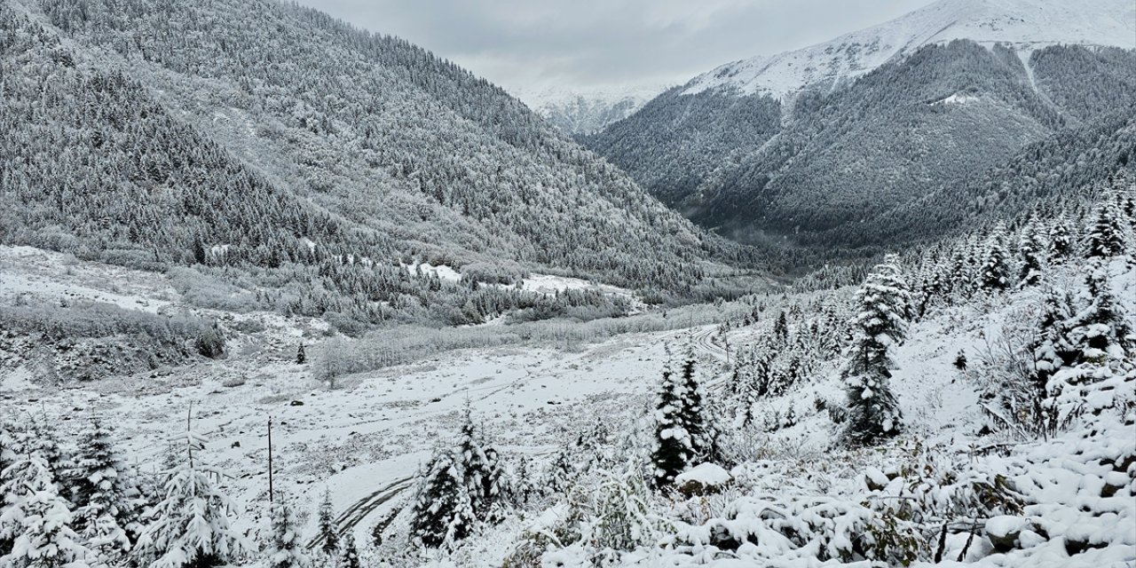 Rize'de yaylacıların köye dönüş yolculuğu devam ediyor