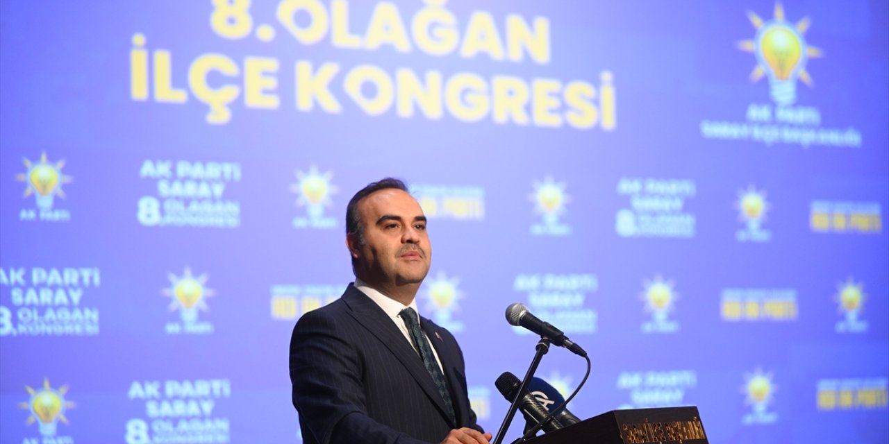 Sanayi ve Teknoloji Bakanı Kacır, AK Parti Saray 8. Olağan İlçe Kongresi’nde konuştu: