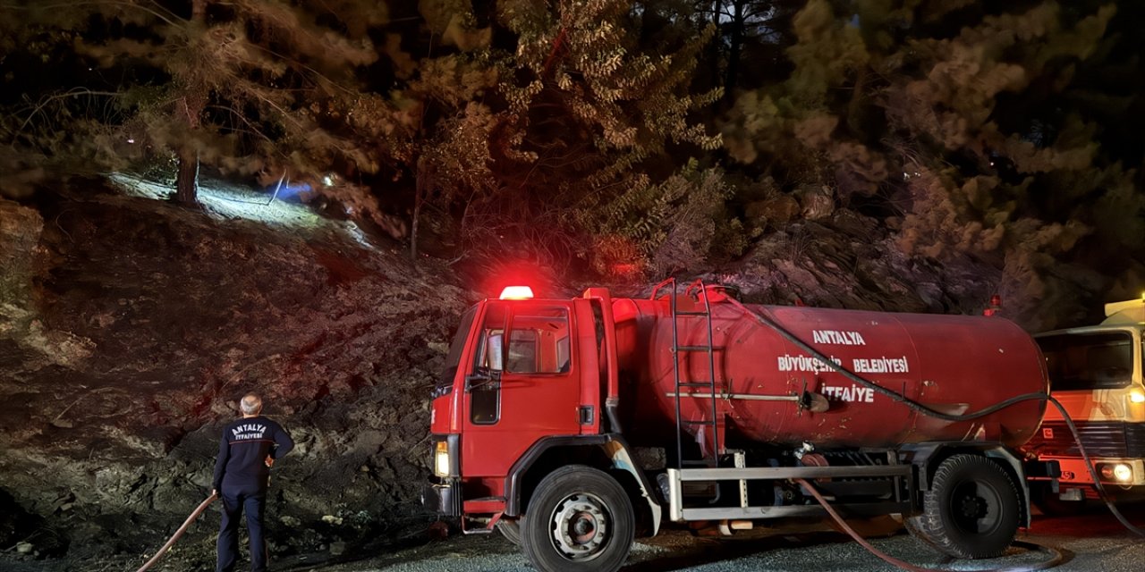 Alanya'da çıkan orman yangını kontrol altına alındı