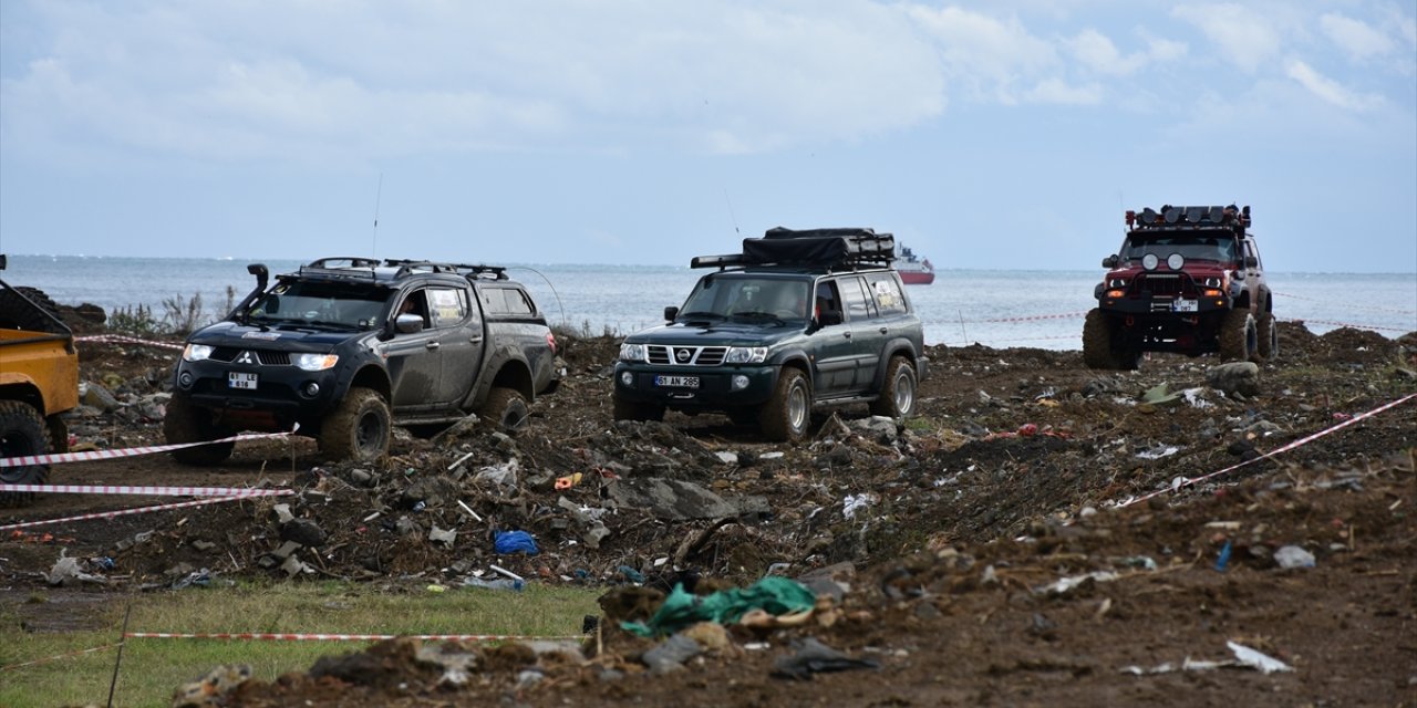 Trabzon'da Türkiye Off-Road Şampiyonası'nın 5. ayağında seyirci etabı yapıldı