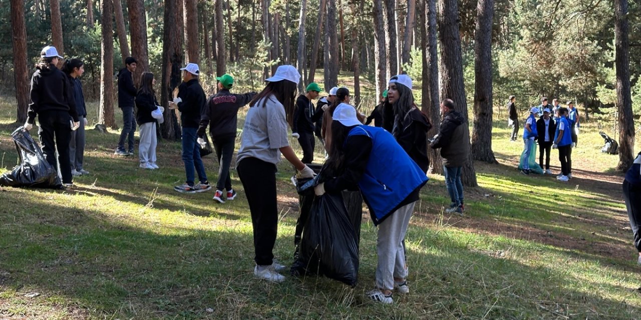 Ardahan ve Tunceli'de gönüllüler el birliğiyle ormanları temizledi