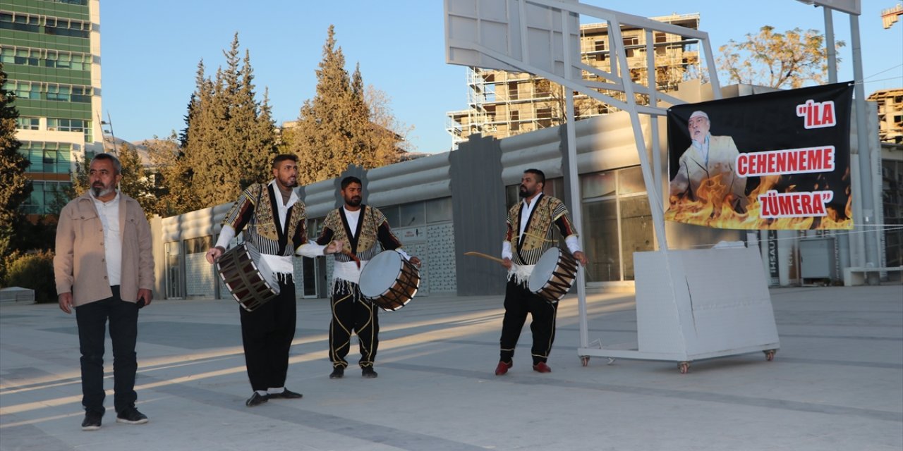 Kahramanmaraş'ta FETÖ elebaşı Gülen'in ölümüne davullu kutlama