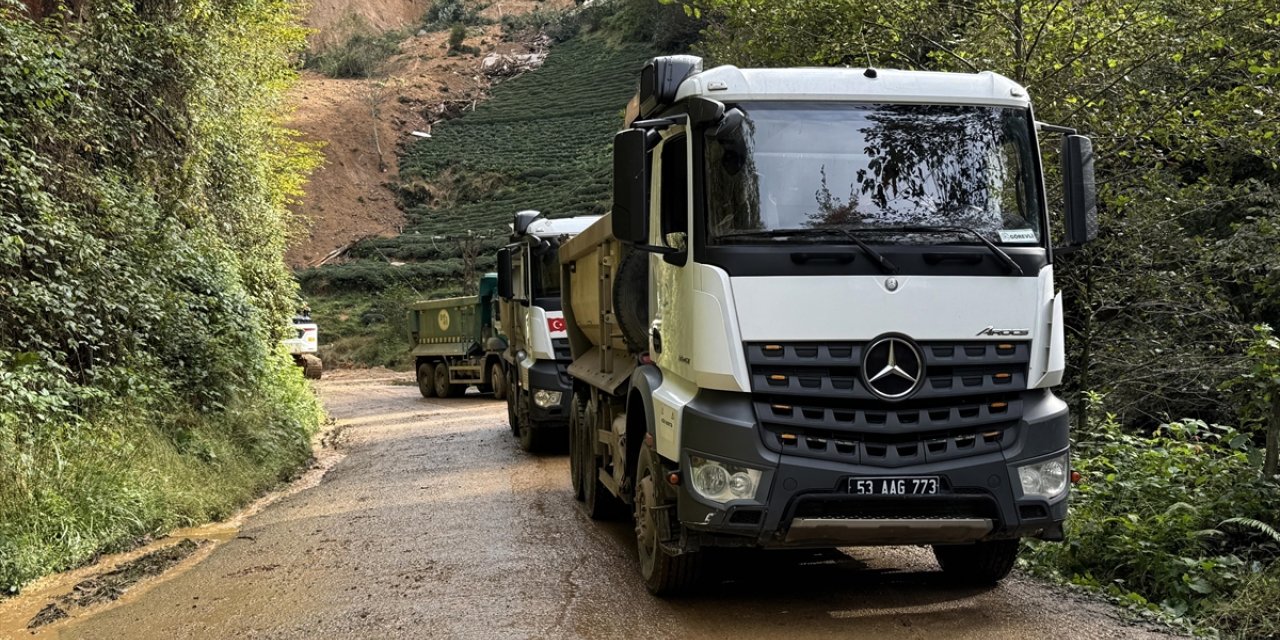 Rize Valisi Baydaş, heyelanlarla ilgili değerlendirmede bulundu: