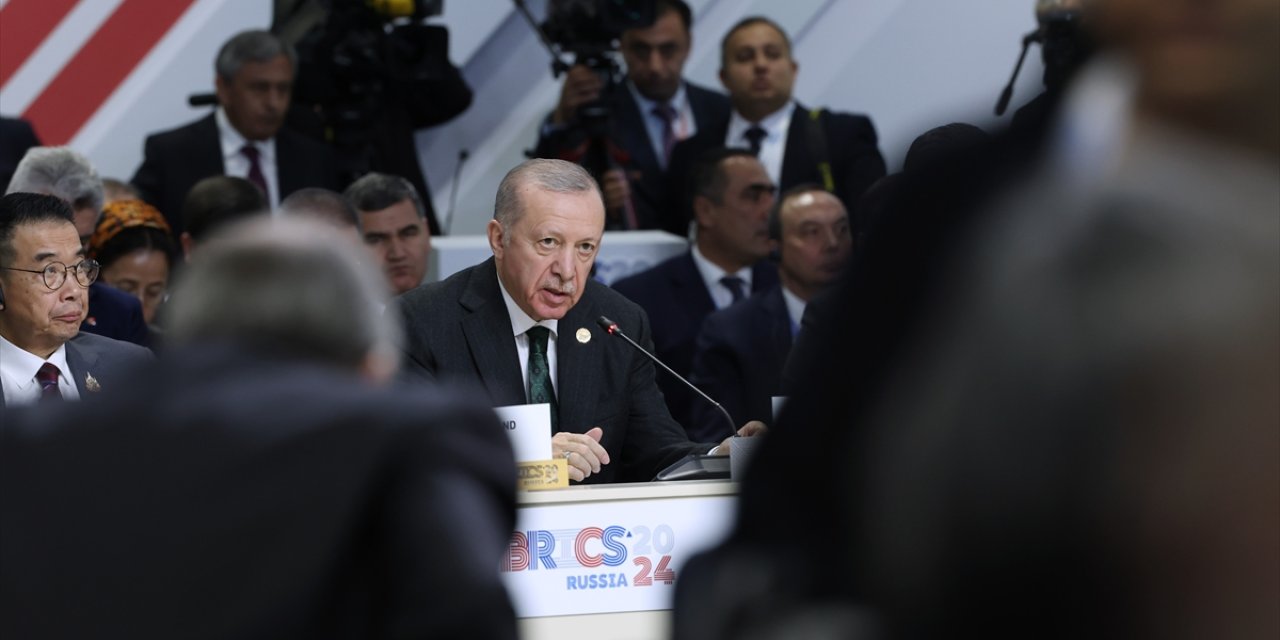 Cumhurbaşkanı Erdoğan, "Genişletilmiş BRICS+ Oturumu"nda konuştu: