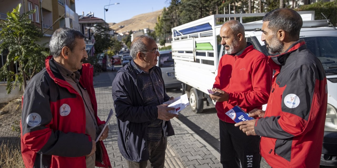 Tunceli'de afetlere karşı bilinçlendirme seferberliği başlatıldı