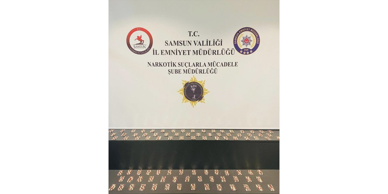 Samsun'da uyuşturucu oparasyonunda 2 kişi gözaltına alındı