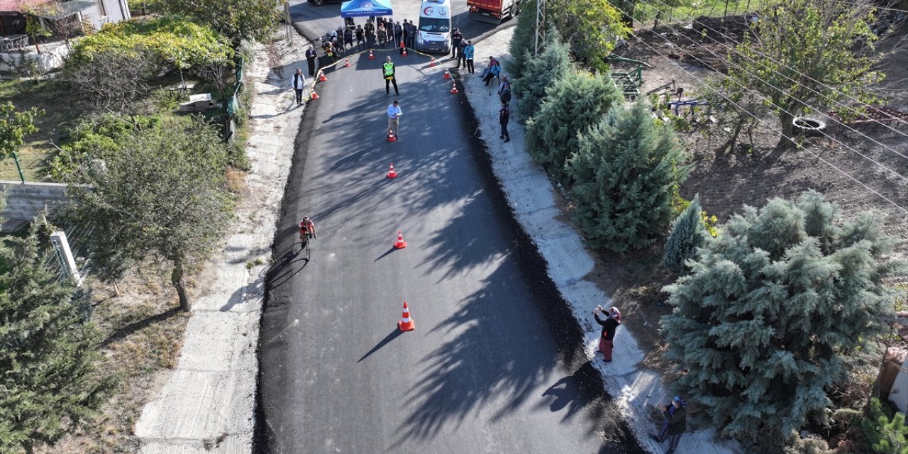 Balkan Yol Bisikleti Şampiyonası'na katılanlar, parkurdaki köy yollarına tam not verdi