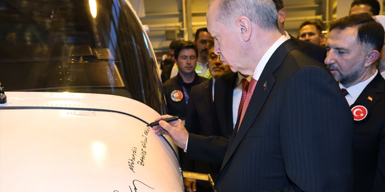 Cumhurbaşkanı Erdoğan, TUSAŞ'ta GÖKBEY Helikopteri Teslimat Töreni"nde konuştu: (2)