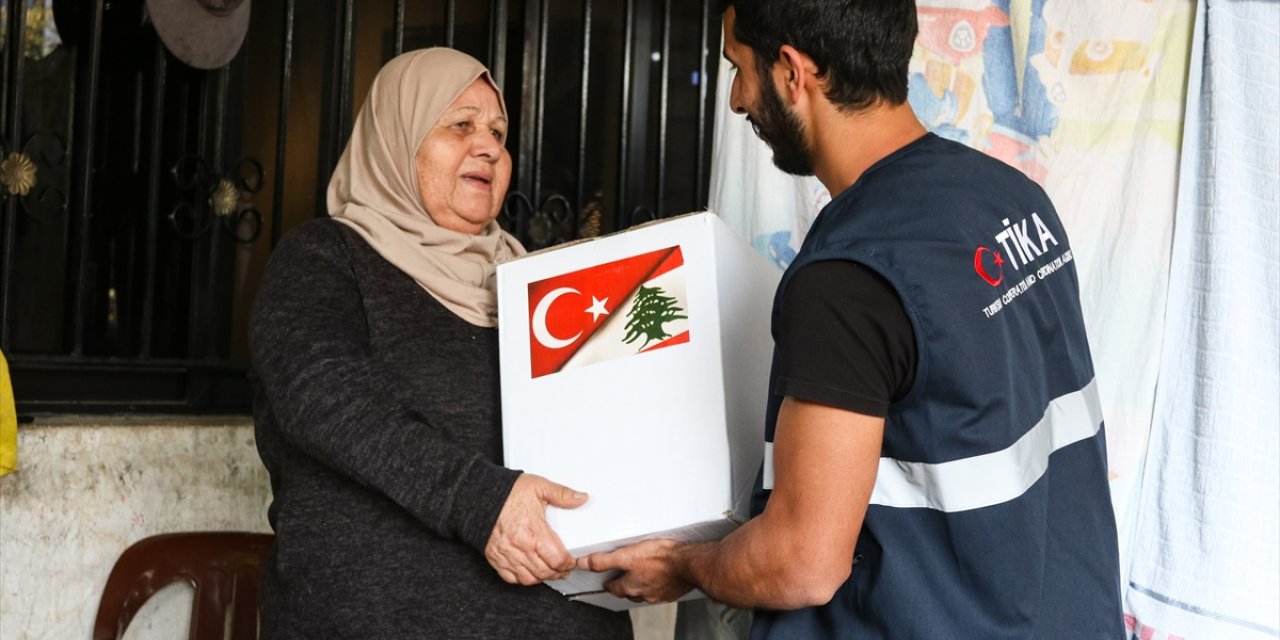 TİKA'dan Lübnan'a gıda ve hijyen malzemesi desteği