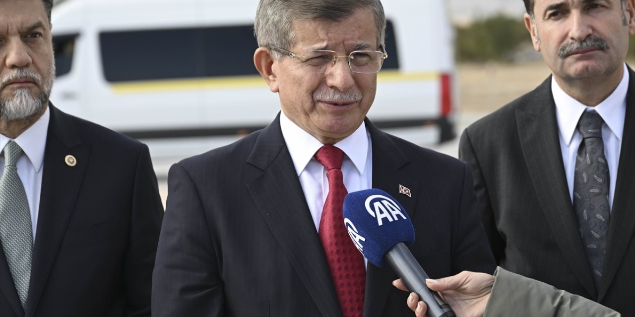 Gelecek Partisi Genel Başkanı Davutoğlu'ndan TUSAŞ'a taziye ziyareti: