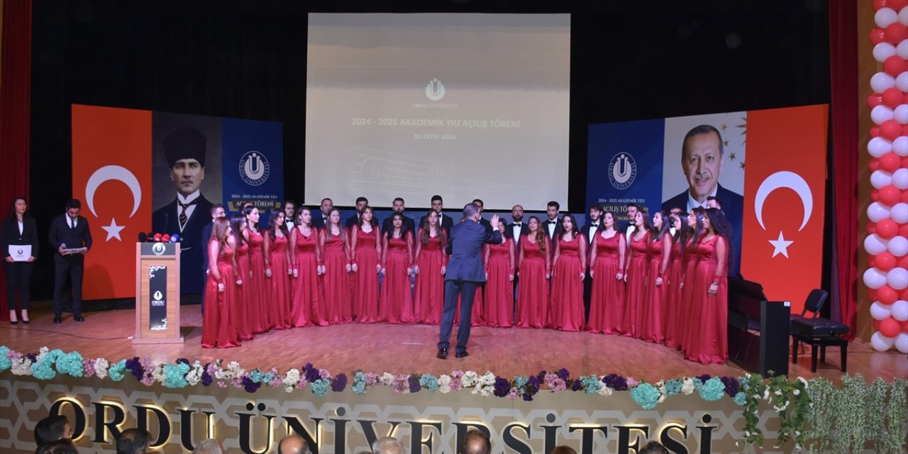 Ordu Üniversitesi'nde yeni akademik yıl törenle açıldı