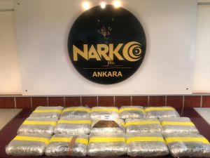 Başken'tte 16,5 kilo skunk ele geçirildi