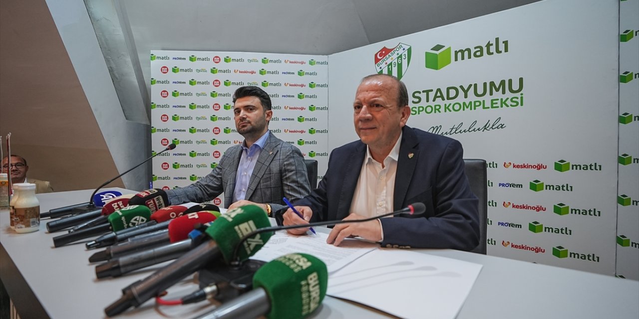 Bursaspor, stadının isim sponsorluğu için 40 milyon liralık anlaşma yaptı