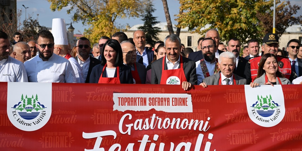 Edirne'de "Topraktan Sofraya Edirne Gastronomi Festivali" başladı