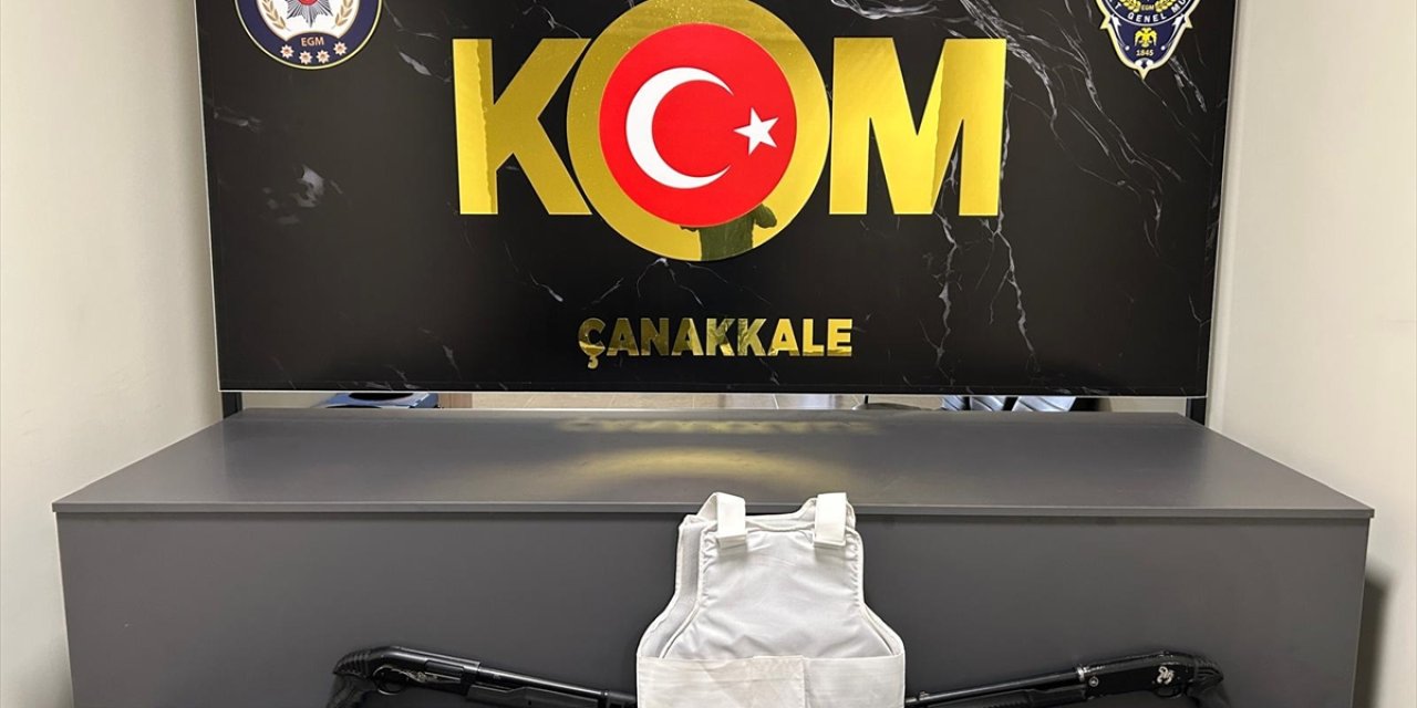 Çanakkale merkezli silah kaçakçılığı operasyonunda yakalanan 3 zanlı tutuklandı