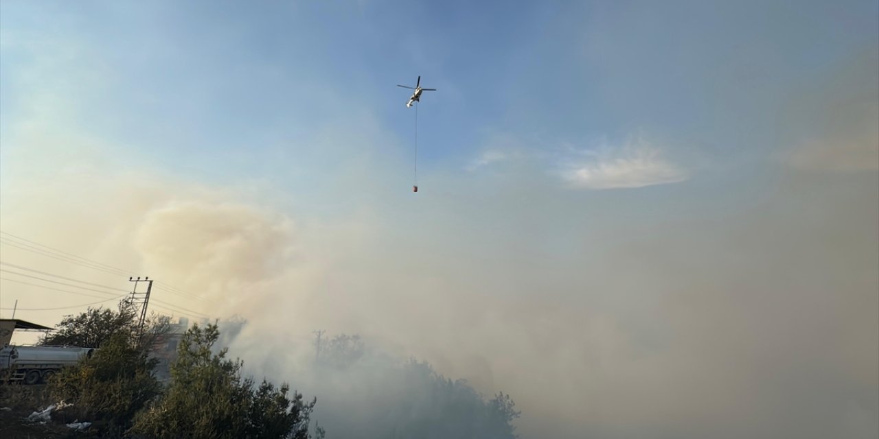 GÜNCELLEME 2 - Hatay'da çıkan orman yangını söndürülmeye çalışılıyor