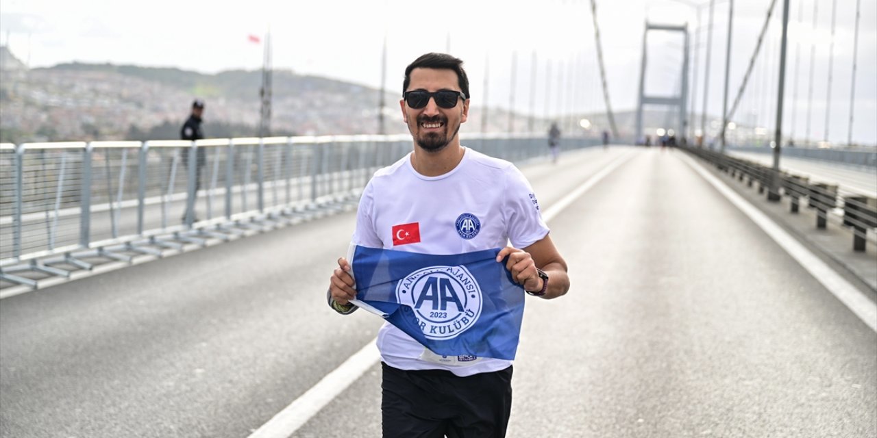 46. İstanbul Maratonu'nda kurumsal koşu yapıldı