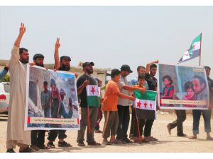 İdlib'deki sivillerden Avrupa'ya "Sınırları açın" mesajı