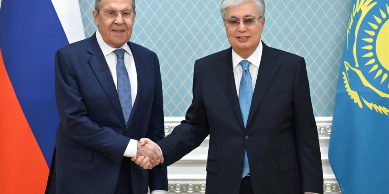 Kazakistan Cumhurbaşkanı Tokayev, Rusya Dışişleri Bakanı Lavrov'u kabul etti