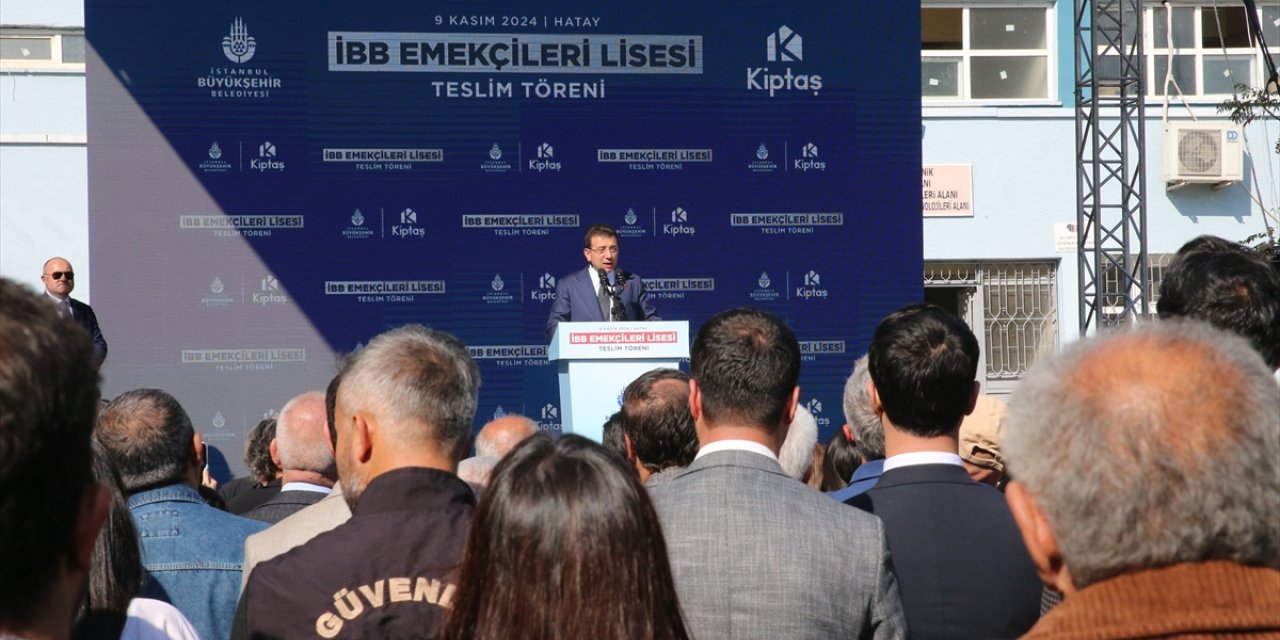 TBB ve İBB Başkanı İmamoğlu, Hatay'da temaslarda bulundu